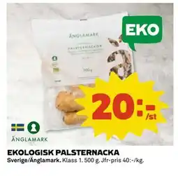 Coop Daglivs EKOLOGISK PALSTERNACKA, SEK 20 erbjuda