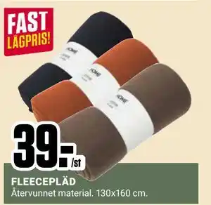 ÖoB FLEECEPLÄD, SEK 39 erbjuda