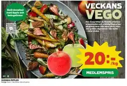Coop Daglivs SVENSKA ÄPPLEN, Medlemspris erbjuda