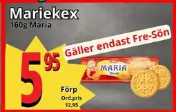 Supergrossen Mariekex, SEK 5.95 erbjuda