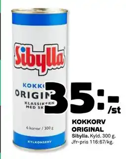Coop Daglivs KOKKORV ORIGINAL, SEK 35 erbjuda