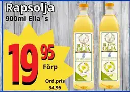 Supergrossen Rapsolja, SEK 19.95 erbjuda