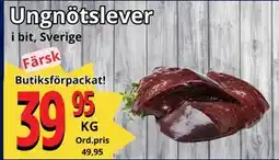 Supergrossen Ungnötslever, SEK 39.95 erbjuda
