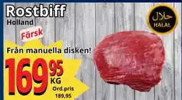 Supergrossen Rostbiff, SEK 169.95 erbjuda