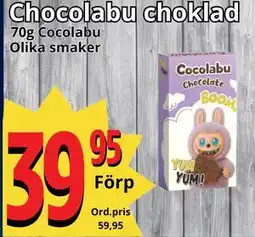 Supergrossen Chocolabu choklad, SEK 39.95 erbjuda