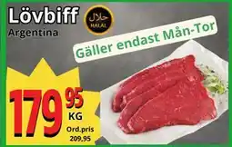 Supergrossen Lövbiff, SEK 179.95 erbjuda