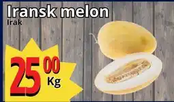 Supergrossen Iransk melon, SEK 25 erbjuda