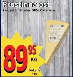 Supergrossen Prostinna ost, SEK 89.95 erbjuda
