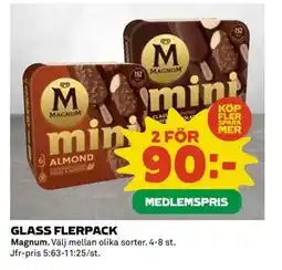 Coop Daglivs GLASS FLERPACK, Medlemspris erbjuda