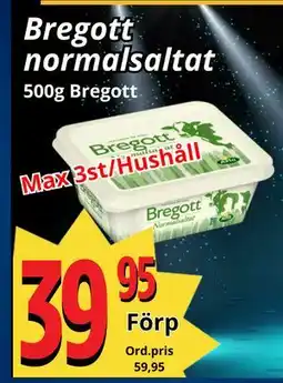 Supergrossen Bregott normalsaltat, Medlemspris erbjuda