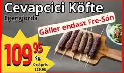 Supergrossen Cevapcici Köfte, SEK 109.95 erbjuda