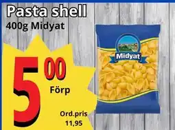 Supergrossen Pasta shell, SEK 5 erbjuda