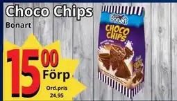 Supergrossen Choco Chips, SEK 15 erbjuda
