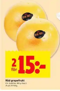 ICA Supermarket RÖD GRAPEFRUKT erbjuda
