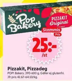ICA Supermarket PIZZAKIT, PIZZADEG erbjuda