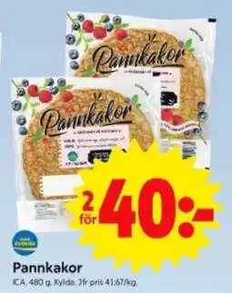 ICA Supermarket Pannkakor erbjuda