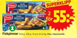 ICA Supermarket Fiskpinnar erbjuda