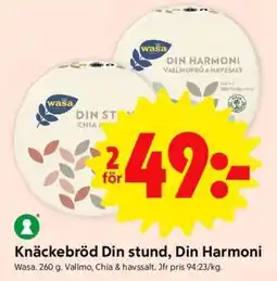 ICA Supermarket Knäckebröd, Din stund, Din harmoni erbjuda