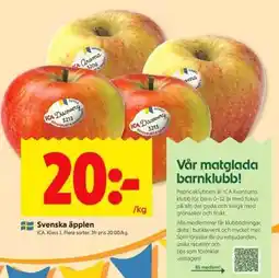 ICA Supermarket Svenska Äpplen erbjuda