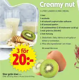 ICA Supermarket Stor grön kiwi ICA erbjuda