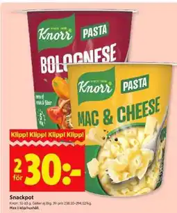 ICA Supermarket SNACKPOT erbjuda