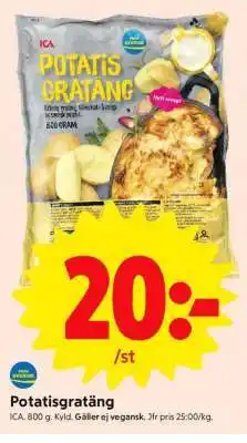 ICA Supermarket POTATISGRATÄNG erbjuda