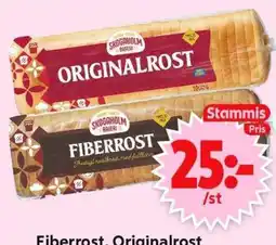 ICA Supermarket Fiberrost, Originalrost erbjuda