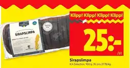 ICA Supermarket SIRAPSLIMPA erbjuda