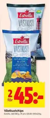 ICA Supermarket Västkustchips erbjuda
