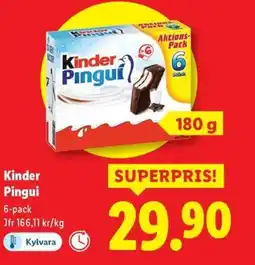 Lidl Kinder Pingui erbjuda