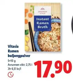 Lidl Vitasia Ramen buljongpulver erbjuda