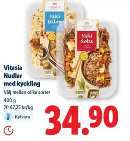 Lidl Vitasia Nudlar med kyckling erbjuda