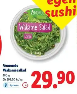Lidl Vemondo Wakamesallad erbjuda