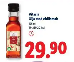 Lidl Vitasia Olja med chilismak erbjuda