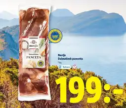 Lidl Nostja Dalmatinsk pancetta erbjuda