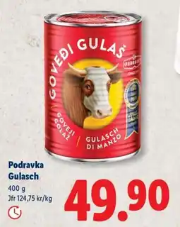 Lidl Podravka Gulasch erbjuda