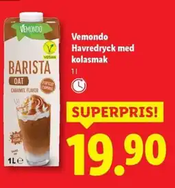 Lidl Vemondo Havredryck med kolasmak erbjuda