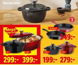 Lidl SILVERCREST® Gjutjärnsgryta/-panna erbjuda