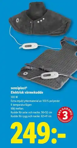 Lidl Sensiplast® Elektrisk värmekudde erbjuda