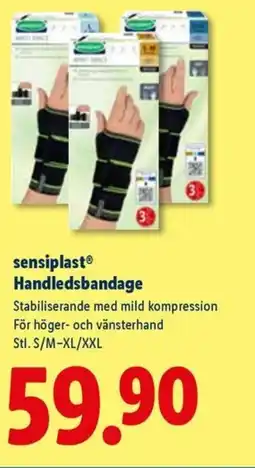 Lidl Sensiplast® Handledsbandage erbjuda