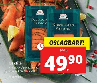 Lidl Laxfilè erbjuda