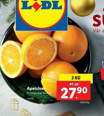 Lidl Apelsiner erbjuda