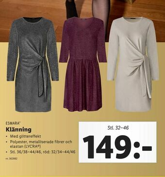 Lidl Klänning erbjuda