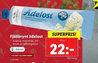 Lidl Fjällbrynt ädelost erbjuda