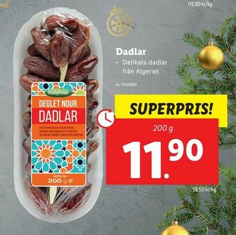 Lidl Dadlar erbjuda