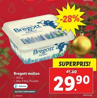 Lidl Bregott mellan erbjuda