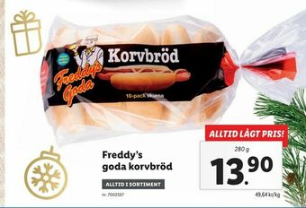 Lidl Freddy's goda korvbröd erbjuda