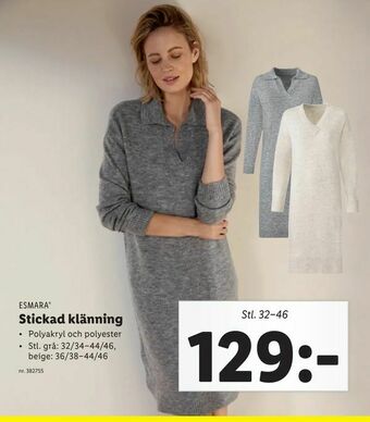 Lidl Stickad klänning erbjuda