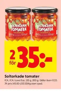 ICA Kvantum ICA Soltorkade tomater erbjuda
