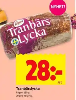 ICA Kvantum Pågen Tranbärslycka erbjuda